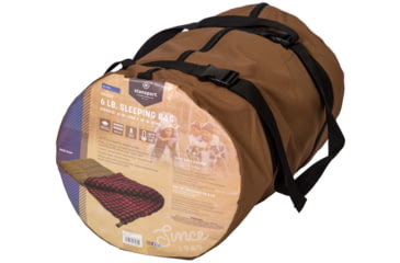 Image of Stansport Kodiak Canvas 6 Lb Sleeping Bag, Olive, 39x81in, 529-100