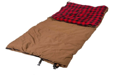 Image of Stansport Kodiak Canvas 6 Lb Sleeping Bag, Olive, 39x81in, 529-100