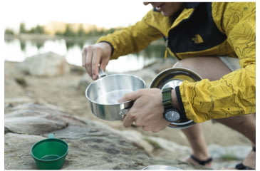 Image of Stansport Mess Kit - 2 Man Aluminum - Polished 245-P