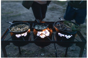 Image of Stansport Outdoor Stove, 3 Burners 100244