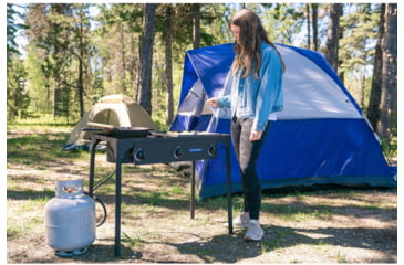 Image of Stansport Outdoor Stove, 3 Burners 100244