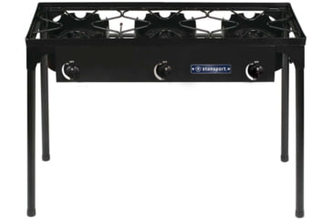 Image of Stansport Outdoor Stove, 3 Burners 100244