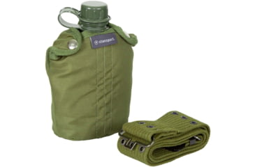 Image of Stansport Plastic Canteen and Cover Set, OD, 1 Quart 48277