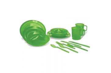 Image of Stansport Polyware Set - 2 Person  - Green 313-10