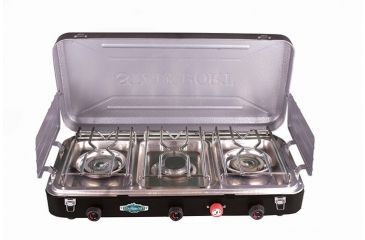 Image of Stansport Propane Stove - 2 - 25 K And 1-10 K Burners 212-300