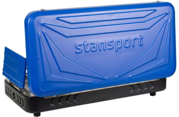 Image of Stansport Propane Stove, w/2 - 25 K and 1-10 K Burners, Blue, 212-300-50