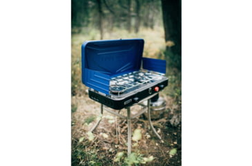 Image of Stansport Propane Stove, w/2 - 25 K Burners, Blue, 212-50