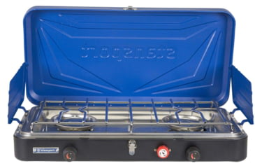 Image of Stansport Propane Stove, w/2 - 25 K Burners, Blue, 212-50