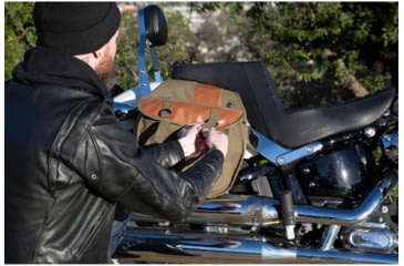 Image of Stansport Saddle Bag - Canvas 766
