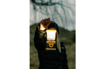 Image of Stansport Solar Lantern, 300 Lumens Cree LED, Yellow, 104-30