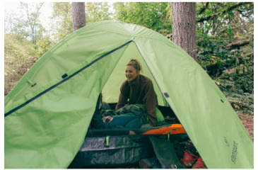Image of Stansport Star-Lite I Back Pack Tent, w/Fly, Green, 84x60x40in, 723-800