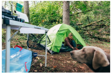 Image of Stansport Star-Lite I Back Pack Tent, w/Fly, Green, 84x60x40in, 723-800