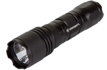 Image of Stansport Tactical Flashlight , 250 Lumens,w/ Batteries, Black, 103-250