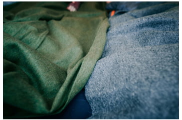 Image of Stansport Wool BlanKet, 60x80in, Gray, 1243