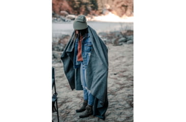 Image of Stansport Wool BlanKet, 60x80in, Gray, 1243