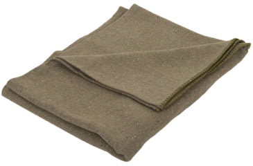 Image of Stansport Wool BlanKet, 60x80in, Olive, 1244