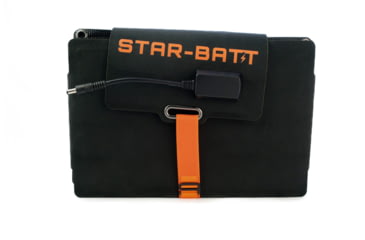 Image of Star-Batt Solar Panel, Black/Orange, SBS-02