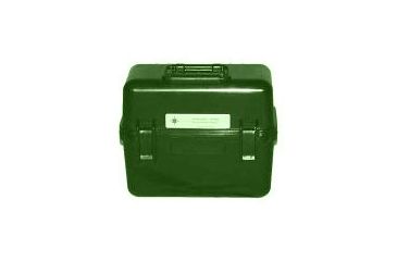 Image of Star Light Cases 10Dx6Wx12L with Lid Divider and Brackets Installed, Green