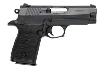 Image of Star Firestar-M45 Pistol, .45 ACP, 3.8in barrel, steel frame, black rubber grip, recoil operated semi-automatic, white 3-dot, 6 round magazine, STAR-FS M45-45-3.8-1-FRRMPG