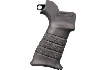 Image of Stark Equipment AR Rifle Grip, AR-15, Hook Mount, Gray, ANG-HM-GY