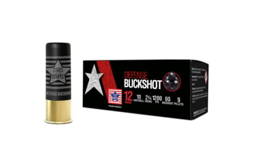 Image of Stars and Stripes Defense 12 Gauge 2 3/4 in 7/8 oz Shotgun Ammo, 10 Rounds, CBUCK9