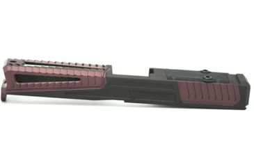 Image of Statement Defense Overbite - Glock 17, Gen 3, DPP, Maroon / Black Cerakote, Medium, OBT2317MB