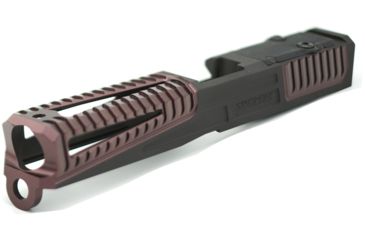 Image of Statement Defense Overbite - Glock 17, Gen 3, DPP, Maroon / Black Cerakote, Medium, OBT2317MB