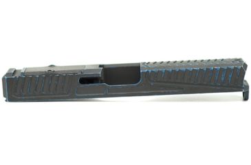 Image of Statement Defense Overbite - Glock 17, Gen 3, RMR, Battleworn Black / Blue, Medium, OBT1317BBB