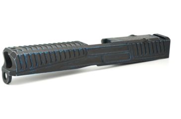 Image of Statement Defense Overbite - Glock 17, Gen 3, RMR, Battleworn Black / Blue, Medium, OBT1317BBB