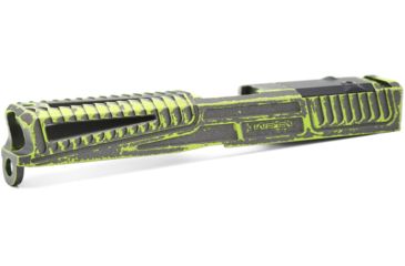 Image of Statement Defense Overbite - Glock 17, Gen 3, RMS, Battleworn Green / Grey, Medium, OBT2317BGG