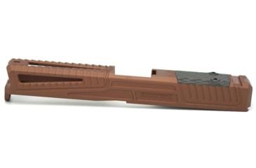 Image of Statement Defense Overbite - Glock 17, Gen 3, RMS, Goldish / Maroon, Medium, OBT2317GM