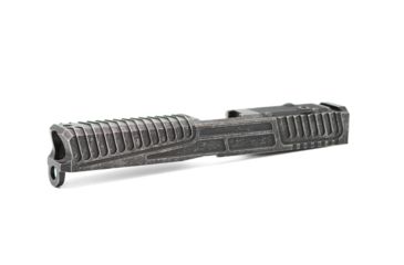 Image of Statement Defense Overbite Slide, DeltaPoint Pro Optic Cut, Glock 17 Gen3, Battleworn DLC Overbitebttldlc