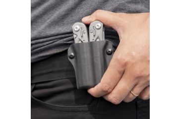 Image of StatGear Kydex Sheath for Gerber Suspension, Black, GSUSP-BLK