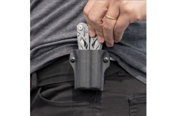 Image of StatGear Kydex Sheath for Gerber Suspension, Black, GSUSP-BLK