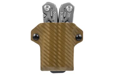 Image of StatGear Kydex Sheath for Gerber Suspension, Carbon Fiber Brown, GSUSP-CF-BRN