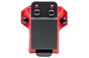 Image of StatGear Kydex Sheath for Gerber Suspension, Carbon Fiber Red, GSUSP-CF-RED