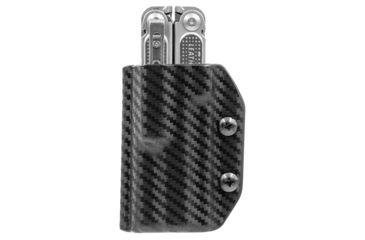 Image of StatGear Kydex Sheath for Leatherman Free P4, Carbon Fiber Black, LP4-CF-BLK