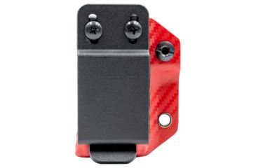 Image of StatGear Kydex Sheath for Leatherman Wingman &amp; Sidekick, Carbon Fiber Red, LWING-CF-RED