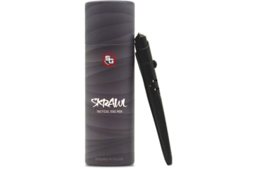 Image of StatGear Skrawl Bolt-Action Tactical Pen, Black, SKRAWL