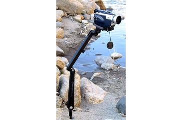 Image of SteadyMount Ground Stake SM-15 with Steady Mount in use