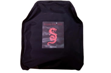 Image of Stealth Armor Systems Dragon Skin 2022 B4C Flex Plate, Black, Sm SAPI 8.75 x 11.75, DS22T1P-B4C-ICW3FP1
