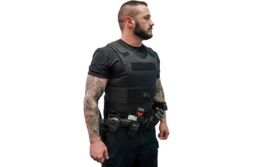 Image of Stealth Armor Systems Razor Light IIIA Concealable Vest, Black, Medium, Long, Wide, RZL3ASDCV2LW1