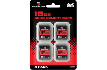 Image of Stealth Cam 16GB SD CARD 4 PACK F324D7D2, STLSTC16GB4PK