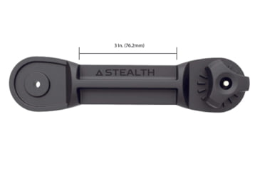 Image of Stealth Rod Holders Dual Pivot Short Extension, Black, DUPIVEXT -S