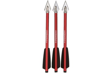 Image of Steambow AR-Series Broadhead Arrows, Set of 3, Red, 250