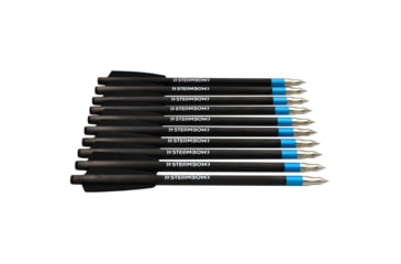 Image of Steambow AR-Series - Carbon Heavy Bodkin Target Arrows, Set of 10 pcs, Black, 637