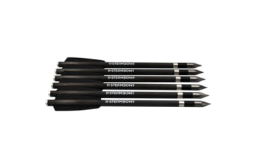 Image of Steambow AR-Series - Carbon Heavy Bodkin Arrows, Set of 6 pcs, Black, 639