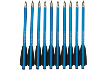 Image of Steambow AR-Series Target Arrows, Set of 10, Blue, 215