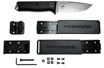 Image of Steambow K1 Knife, Light Stonewashed Finish, Silver, 622