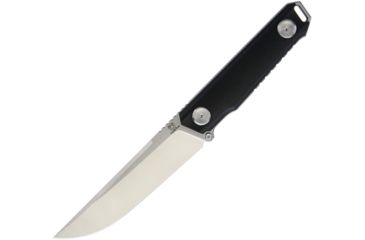 Image of Stedemon UncleOne Fixed Blade Black Fixed Blade Knife, 5in, Standard Edge, Satin, Black, G10 Handle STEUB022